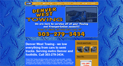 Desktop Screenshot of denverwesttowing.com