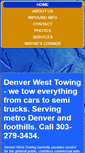 Mobile Screenshot of denverwesttowing.com